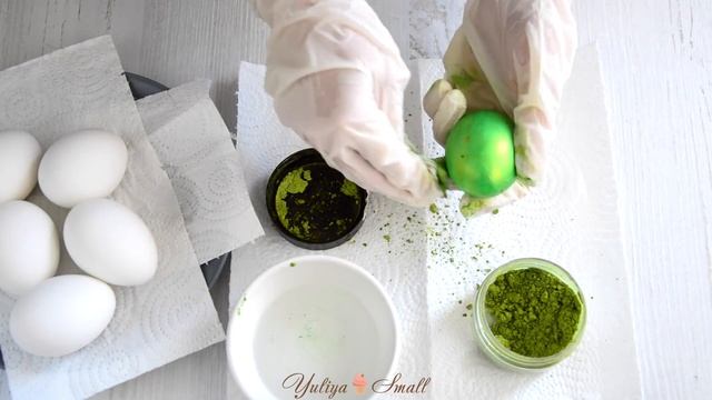 Пасхальные ЯЙЦА с БЛЕСКОМ ☆ Как быстро покрасить яйца в ЗОЛОТО