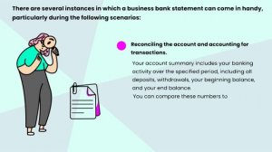 when business bank statements are used?
