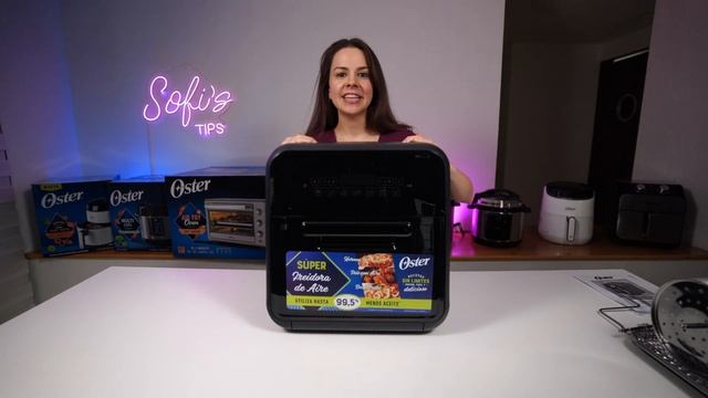 GIVEAWAY Freidora de aire OSTER negra 10 litros modelo CKSTAFOV CKSTAFOV3 unboxing, reseña ? смотреть онлайн
