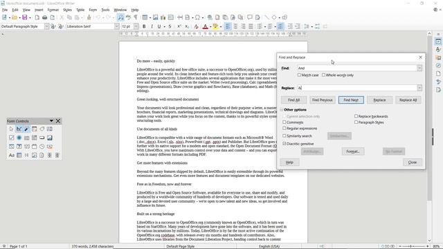 LibreOffice How To Find And Replace For Beginner смотреть онлайн