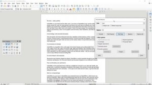 LibreOffice How To Find And Replace For Beginner