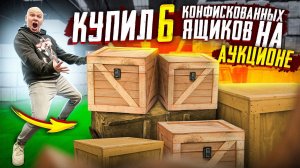 КУПИЛ 6 КОНФИСКОВАННЫХ ПОСЫЛОК на АУКЦИОНЕ!