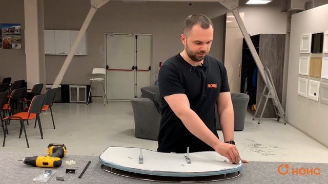 Как установить угловую систему CORNERSTONE Swing: сборка и монтаж карусели в кухню от Vauth-Sagel смотреть онлайн