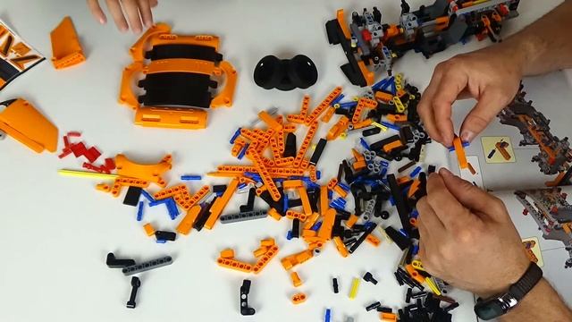 Lego Technic Chevrolet corvette zr1 собираем машину