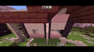 Вишневый Дом! Как построить вишневый дом в майнкрафт!