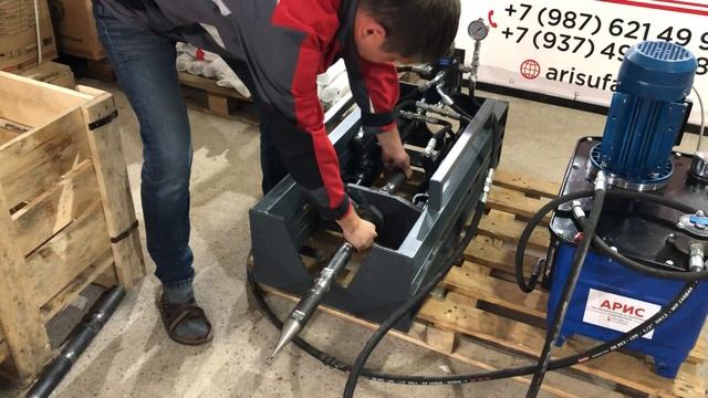 Установка прокола грунта 20 тонн.