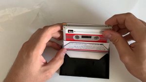 Novel FUJI Ferrotape - unboxing a new NOS Audio Cassette Tape from the 70s with ASMR Sound