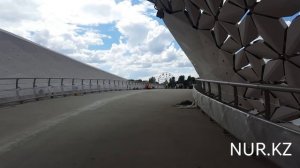 Подарок Атырауской области изнутри - новый мост-рыба в Астане
