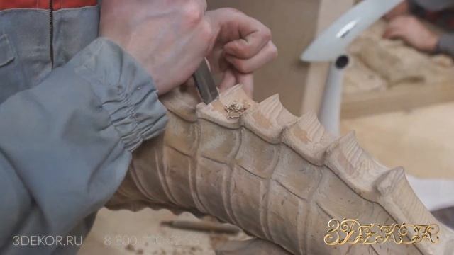 Процесс создания скульптуры из дерева на чпу станке смотреть онлайн