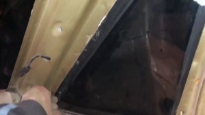 Замена задней боковой форточки Daewoo Nexia