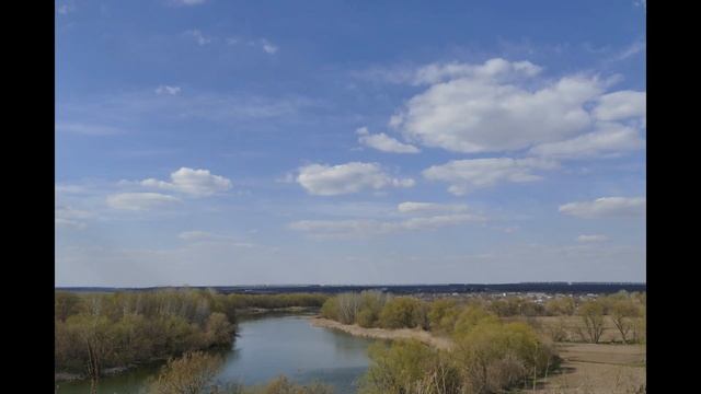 Timelapse. Сlouds over the river Southern Bug Ukraine. Таймлапс - облака над р. Южный буг Украина