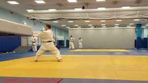 Сётокан каратэ ката Канку Шо (мужчины) тренировка