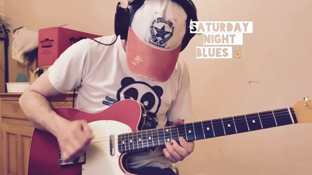 Saturday night blues. Iggy plays the blues. Guitar blues solo. Rock blues solo