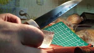 Саамский ножи. ЭИ 107(клапанная сталь). Нож оленевода.