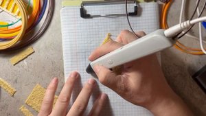 Рисуем 3D ручкой. Трафарет для 3D ручки "Домик". Простые трафареты.
