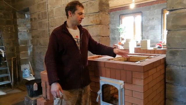 Отопление дома: двухколпаковая печь Шведка с плитой и летним ходом своими руками.