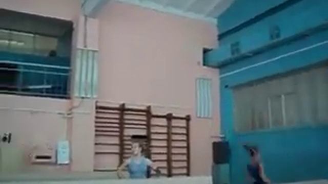 Чувашские гимнастки прикалываются )))