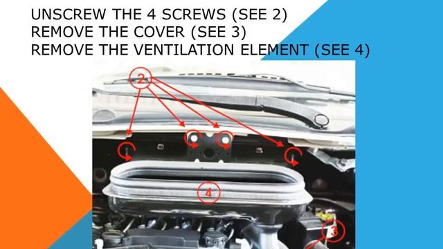 How to replace the air cabin filter dust pollen filter on a Fiat Scudo II смотреть онлайн