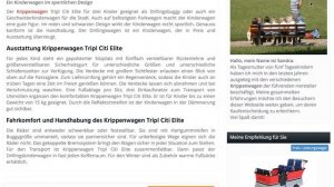 Erfahrungen: Krippenwagen Tripl City Elite Test