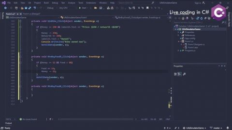 Live coding in C#