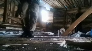 Убрал на зиму настил с лесов