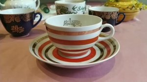 Тарелки дня. Опять удалось купить "мамину" посуду.