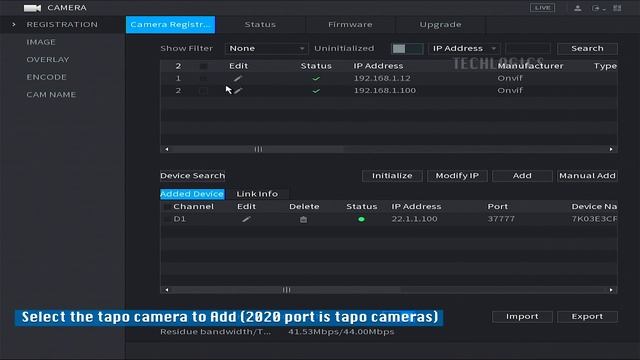 Tapo WIFI camera connect Imou wireless nvr recorder via LAN Network | Method 1 смотреть онлайн