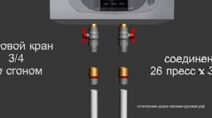 Подключение котла к металлопластиковым трубам