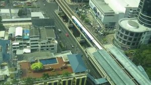 Вид на Бангкок с 25 этажа Истен Гранд Отеля