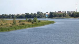 Река Матыра  в городе Грязи Липецкой области автор видео Евгений Давыдов