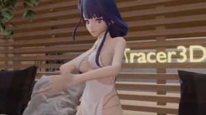 【Genshin Impact MMD/4K/60FPS】 Raiden Shogun Baal 3D Cloth Simulation Zhao Fangjing 与梦盛开 (Bdf2021主题曲