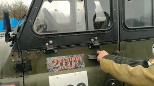 Перенос зеркал и откидные надставки на Уаз.