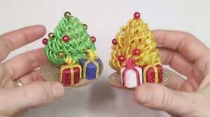 Миниатюра из Фоамирана к Новому Году и Рождеству 🎄 Елочка своими руками