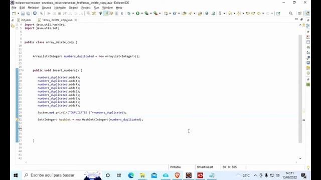 ELIMINAR DUPLICADO JAVA ARRAYLIST PASO A PASO смотреть онлайн