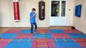 Работа на координационной лесенке в боксе/кикбоксинге. Часть 3. Техническая подготовка.