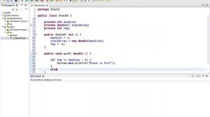 Java Stack Class - Part 1