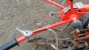 Мотоблок МТЗ 06. Ручной запуск двигателя СК 6