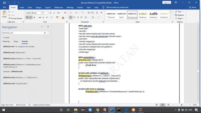 Advanced java Tutorials || servlets ||Servlet Annotations ||by Mr.Ratan || class-22 смотреть онлайн