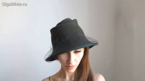 Фетровая шляпа женская купить в интернет магазине