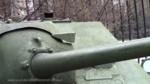 САУ СУ-100 СССР в окопе