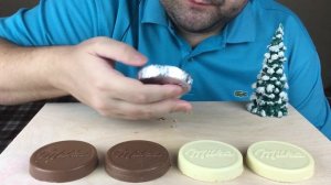 ASMR MILKA CHOCOLATE COVERED WAFER (Crunchy Eating Sounds) NO TALKING