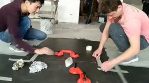 Укладка плитки большого размера 1×1 м