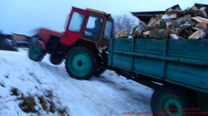 Как ВЛАДИМИРЕЦ Т-25 А ехал на ГОРУ с гружёным прицепом.