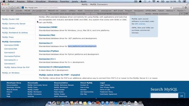 Configurando NetBeans(Java) com MySql no Mac смотреть онлайн