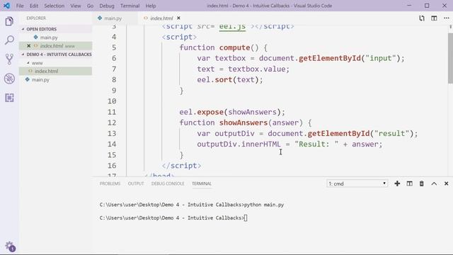 Eel for Python - Quick and Easy GUI!