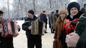 Орловская гармонь на проводах масленицы
