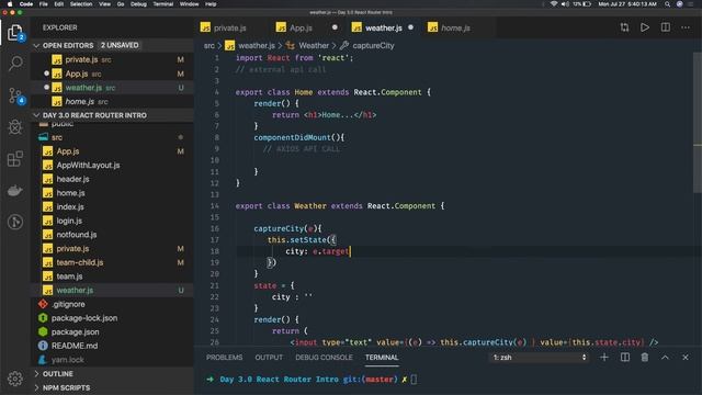 React Weather App Demo #37