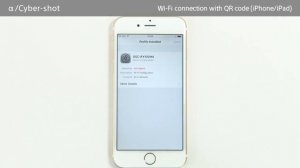 How to make a Wi-Fi connection using QR code For iPhone/iPad