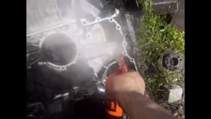 выставляем зажигание по меткам на грм скания