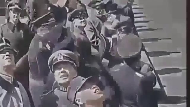 (1мая1941)Парад с немцами в Москве кинохроника